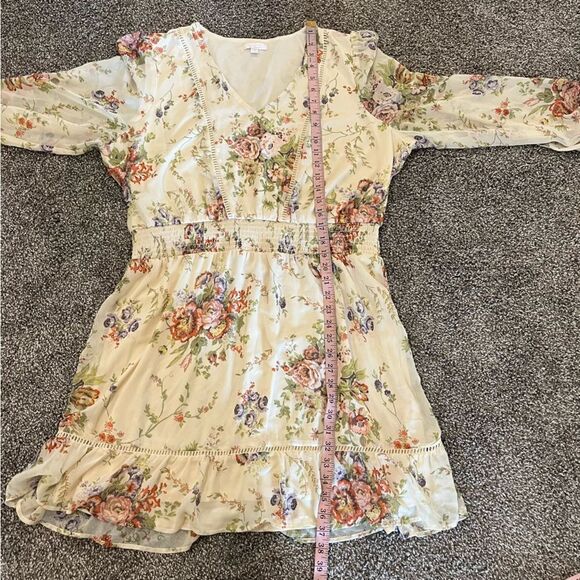 LC Lauren Conrad Floral Long Sleeve Dress XXL - Picture 13 of 13